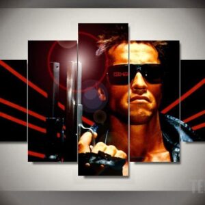Terminator - Movie 5 Panel Canvas Art Wall Decor
