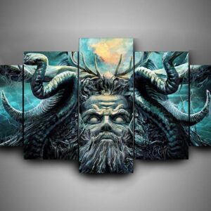 Testament 1 - Music 5 Panel Canvas Art Wall Decor