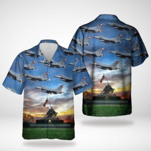Texas Air National Guard 149Th F-16C Fighting Falcon Hawaiian Shirt