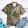 Texas Mandala Hawaiian Shirt Summer Button Up