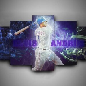Texas Rangers - Sport 5 Panel Canvas Art Wall Decor