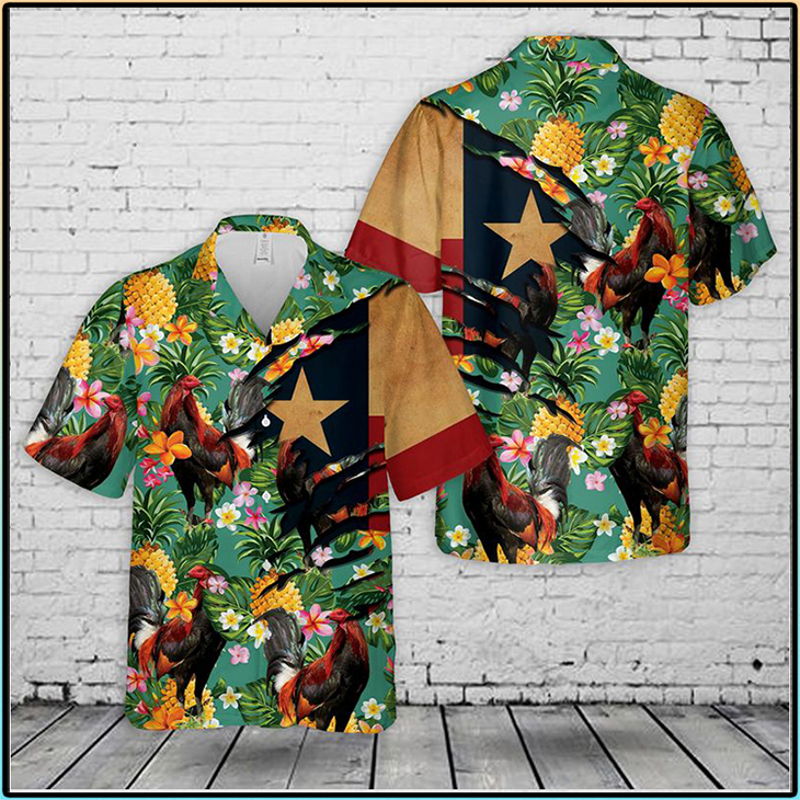 Texas Rooster Hawaiian Shirt Texas Rooster Hawaiian Shirt