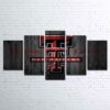 Texas Tech Logo - Sport 5 Panel Canvas Art Wall Decor