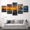 The Ashton Boat - Nature 5 Panel Canvas Art Wall Decor