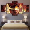 The Association Of Naruto - Anime 5 Panel Canvas Art Wall Decor
