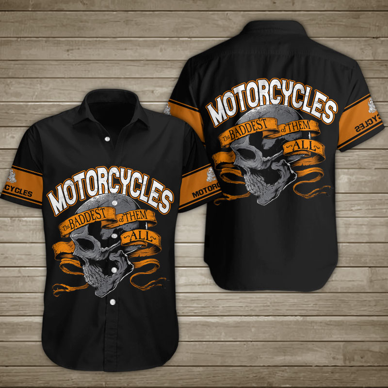 The Baddest Of Them Allskull Motorcycles Hawaiian Shirt Summer Button Up The Baddest Of Them Allskull Motorcycles Hawaiian Shirt Summer Button Up