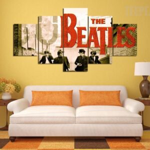 The Beatles: A Hard Day’S Night - Music 5 Panel Canvas Art Wall Decor