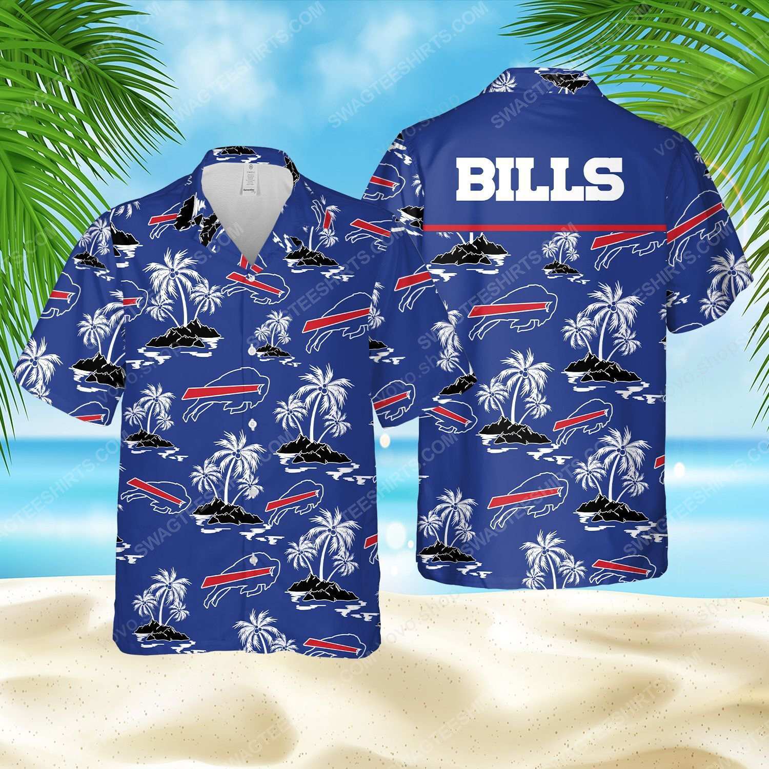 The Buffalo Bills Full Printed Hawaiian Shirt- Maria The Buffalo Bills Full Printed Hawaiian Shirt- Maria