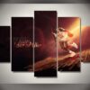 The Bull Legend Michael Jordan - Sport 5 Panel Canvas Art Wall Decor