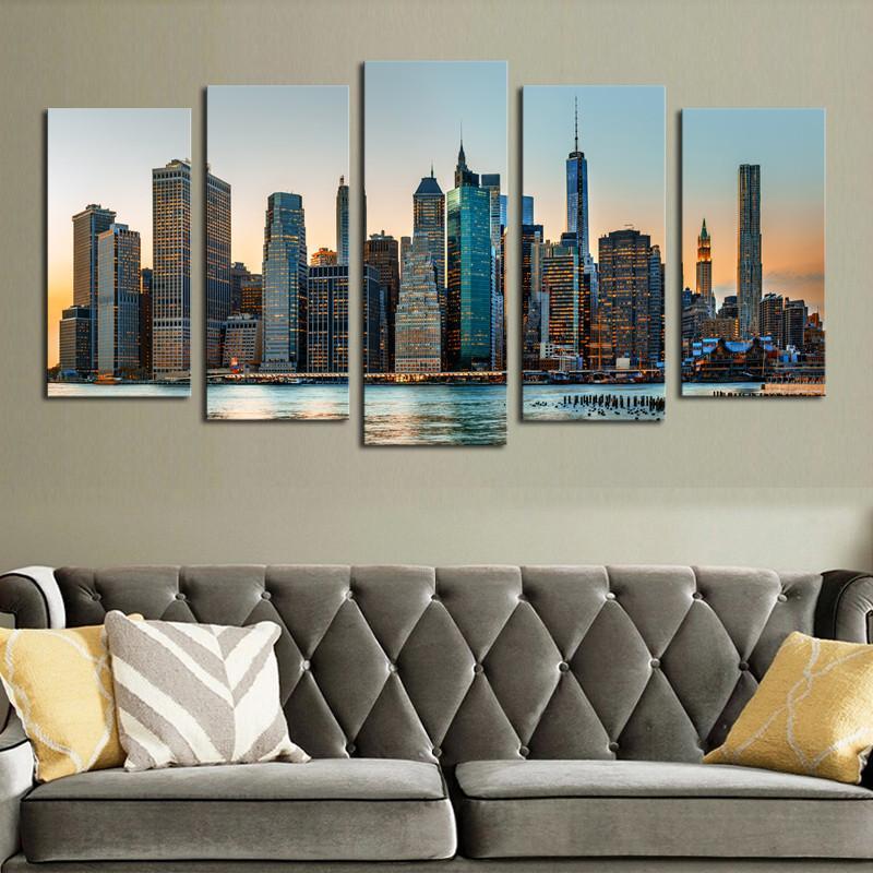 The City - Nature Cnavs Wall Art The City - Nature Cnavs Wall Art
