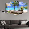 The Coast Is Quiet - Sapce 5 Panel Canvas Art Wall Decor