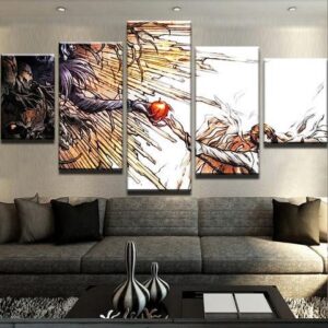 The Creation Of Ryuk - Abstract 5 Panel Canvas Art Wall Decor