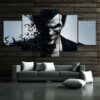 The Dark Knight Joker - Movie 5 Panel Canvas Art Wall Decor