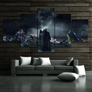The Dark Knight - Movie 5 Panel Canvas Art Wall Decor