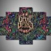 The Devil Wears Prada - Abstract Music 5 Panel Canvas Art Wall Decor