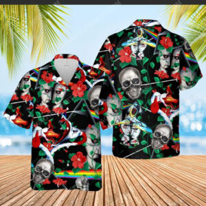 The Division Bell Pink Floyd Summer Vacation Hawaiian Shirt