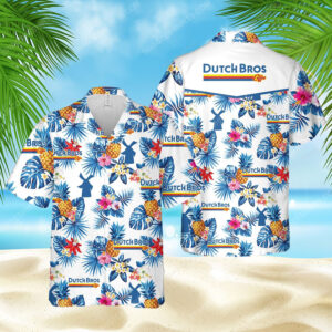 The Dutch Bros Coffee Full Printed Hawaiian Shirt