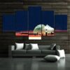 The End Of Evangelion - Anime 5 Panel Canvas Art Wall Decor