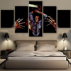 The Evil Dead Character - Movie 5 Panel Canvas Art Wall Decor