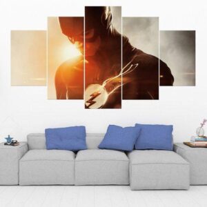 The Flash 11 - Dc 5 Panel Canvas Art Wall Decor
