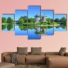 The Forest Park Bandstand In St. Louis Missouri - Nature 5 Panel Canvas Art Wall Decor