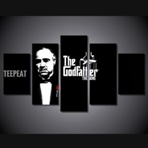 The Godfather 1 - Movie 5 Panel Canvas Art Wall Decor