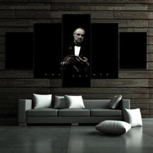 The Godfather 11 - Movie 5 Panel Canvas Art Wall Decor