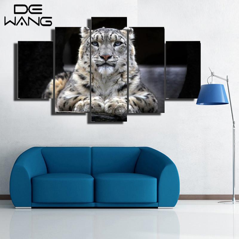 The Good Tiger - Animal 5 Panel Canvas Art Wall Decor The Good Tiger - Animal 5 Panel Canvas Art Wall Decor