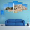 The Gothic Cathedral Of Santa Maria - Nature 5 Panel Canvas Art Wall Decor