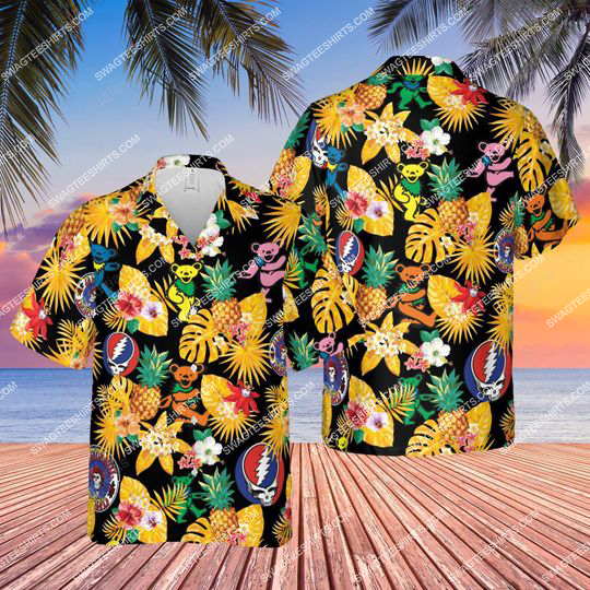 The Grateful Dead Band All Over Print Hawaiian Shirt The Grateful Dead Band All Over Print Hawaiian Shirt