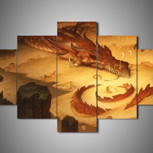 The Hobbit 1 - Movie 5 Panel Canvas Art Wall Decor