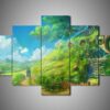 The Hobbit 5 - Movie 5 Panel Canvas Art Wall Decor