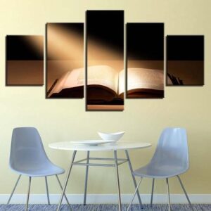 The Holy Bible - Religion 5 Panel Canvas Art Wall Decor