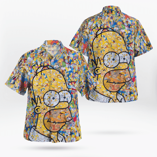 The Homer Simpson Hawaiian Shirt The Homer Simpson Hawaiian Shirt