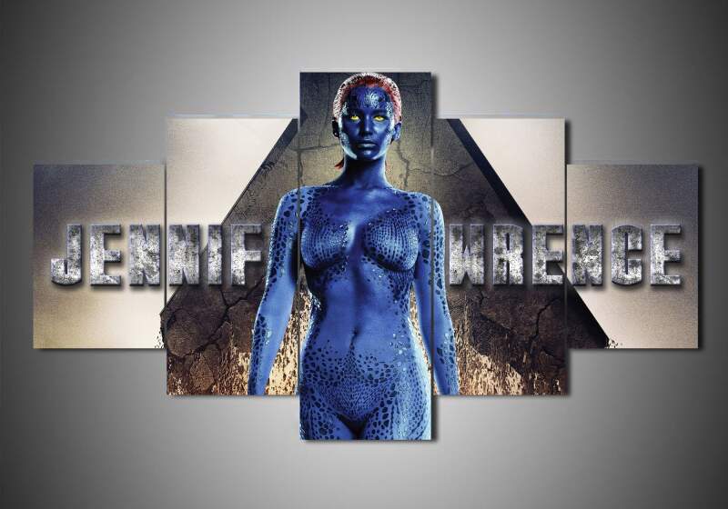 The Hunger Game - Jennifer Lawrence 3 - Movie 5 Panel Canvas Art Wall Decor The Hunger Game - Jennifer Lawrence 3 - Movie 5 Panel Canvas Art Wall Decor