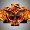 The Hunger Game - Music 5 Panel Canvas Art Wall Decor