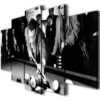 The Hustler 1961 - Abstract 5 Panel Canvas Art Wall Decor