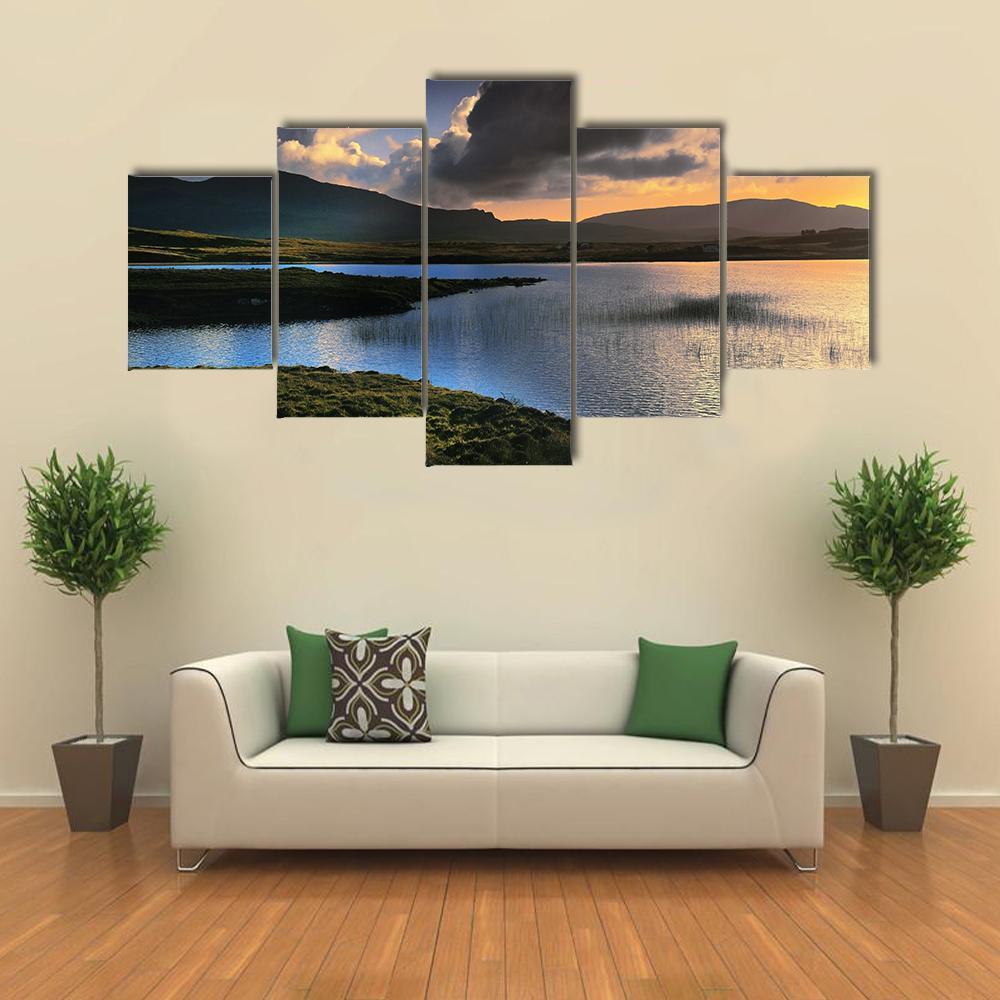 The Isle Of Skye In Scotland - Nature 5 Panel Canvas Art Wall Decor The Isle Of Skye In Scotland - Nature 5 Panel Canvas Art Wall Decor