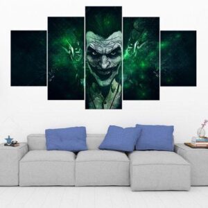 The Joker - Dc 5 Panel Canvas Art Wall Decor