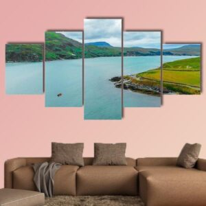 The Kyle Of Durness In The Highlands Of Scotland - Nature 5 Panel Canvas Art Wall Decor