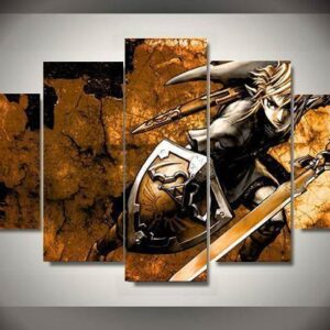 The Legend Of Zelda 3 - Gaming 5 Panel Canvas Art Wall Decor