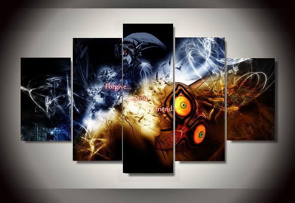 The Legend Of Zelda 5 - Gaming 5 Panel Canvas Art Wall Decor The Legend Of Zelda 5 - Gaming 5 Panel Canvas Art Wall Decor