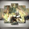 The Legend Of Zelda 6 - Gaming 5 Panel Canvas Art Wall Decor