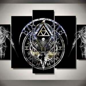 The Legend Of Zelda 7 - Gaming 5 Panel Canvas Art Wall Decor