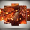 The Legend Of Zelda 9 - Gaming 5 Panel Canvas Art Wall Decor