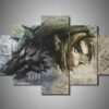 The Legend Of Zelda - Gaming 5 Panel Canvas Art Wall Decor