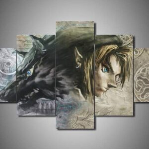 The Legend Of Zelda - Gaming 5 Panel Canvas Art Wall Decor