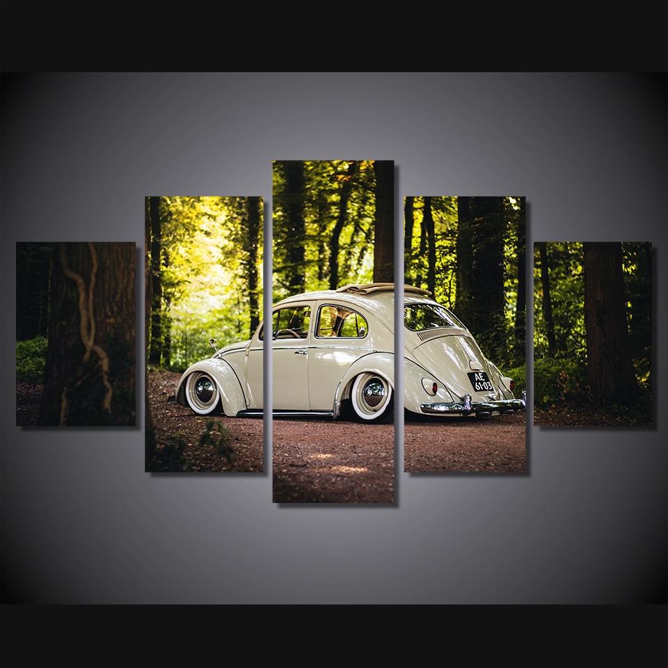 The Light Car - Automative 5 Panel Canvas Art Wall Decor The Light Car - Automative 5 Panel Canvas Art Wall Decor