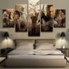 The Lord Of The Rings 01 - Movie 5 Panel Canvas Art Wall Decor
