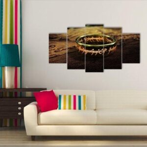 The Lord Of The Rings 2 - Movie 5 Panel Canvas Art Wall Decor